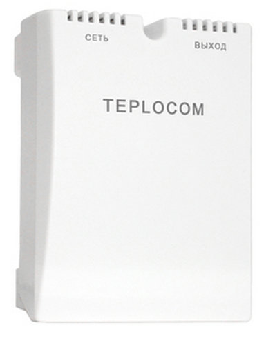 555 Teplocom ST-555**. Стабилизатор сетевого напряжения (мощность 555 ВА). Малогабаритный пластиковый корпус настенного исполнения