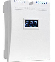 558 Teplocom ST-555-И **. Стабилизатор сетевого напряжения (мощность 555 ВА). Малогабаритный пластиковый корпус настенного исполнения. Экран индикации напряжения сети. Индикация правильности фазировки и наличия потенциала на «земле»